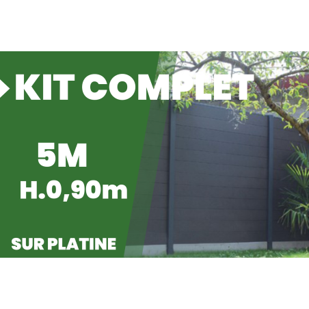 Achat d'un kit de clôture composite