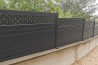 Achat de lames décor bulle pour clôture aluminium